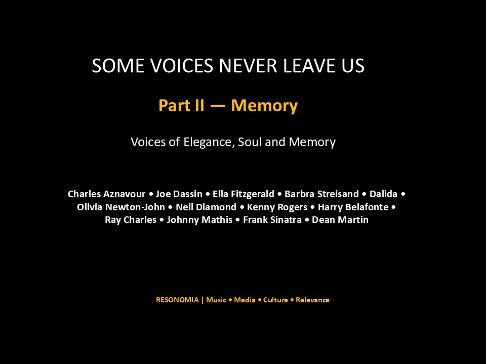 Some Voices Never Leave Us – Part&nbsp;II