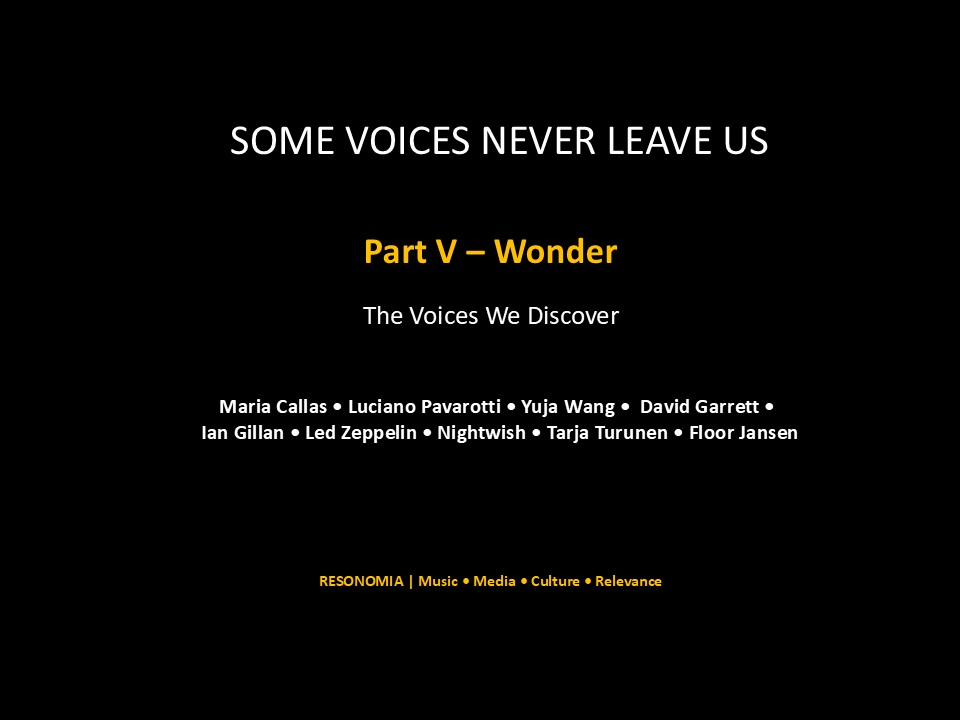 Some Voices Never Leave Us – Part V